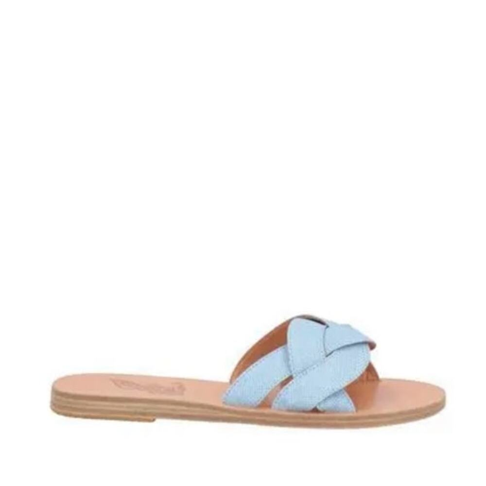 Ancient Greek Sandals Raffia Slide Sandals Size 41